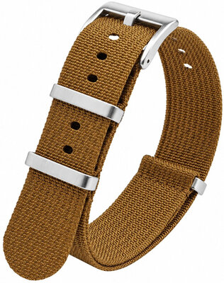 Textilní řemínek Ricardo Olbia premium, Brown, NATO