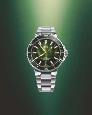 Oris Aquis Date Automatic 01 733 7787 4187-Set Kelp Forest Limited Edition 1000pcs