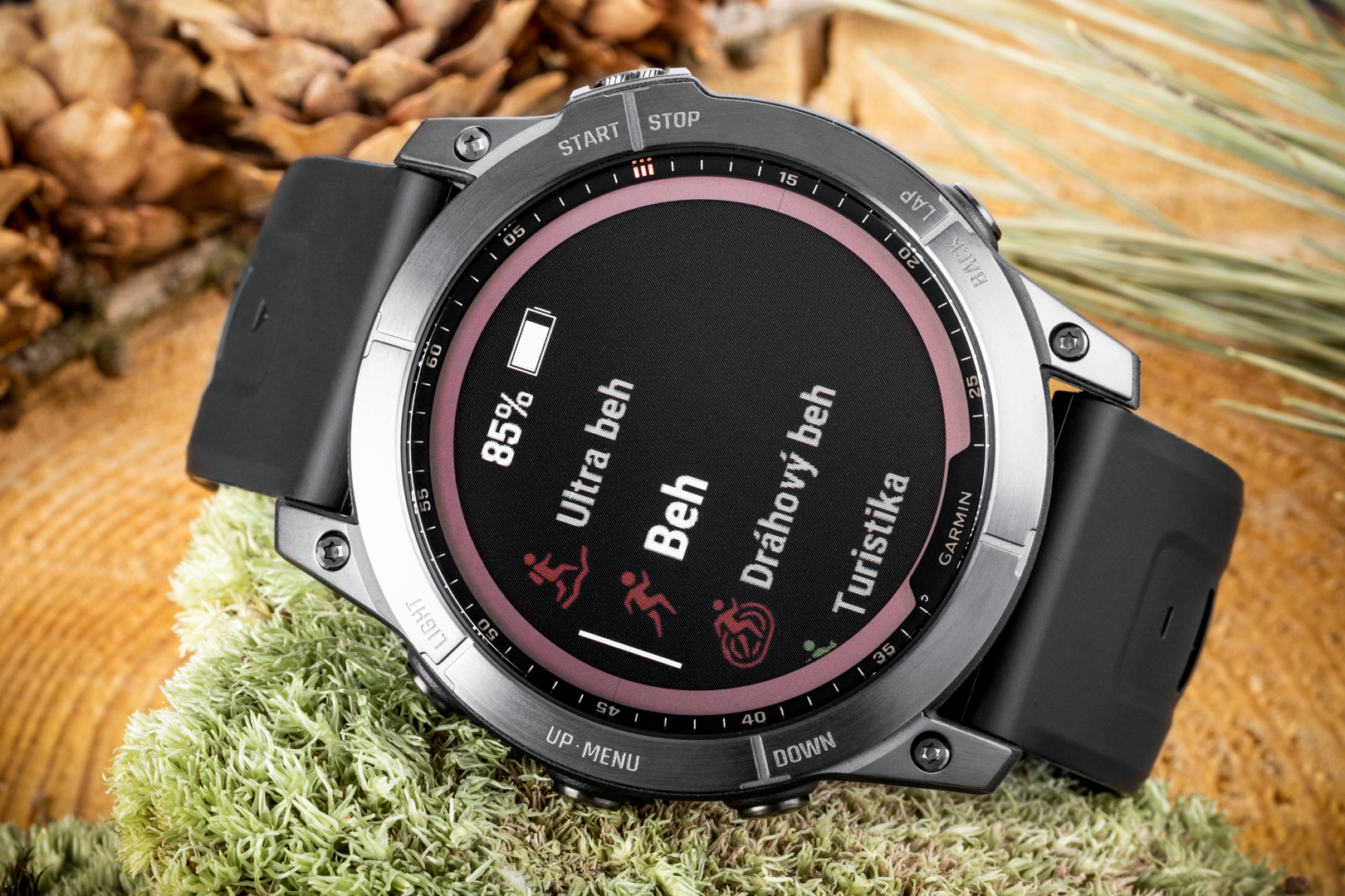 Garmin Fenix 7X PRO Sapphire Solar Grey DLC Titanium / Black Band Hodinky365.cz